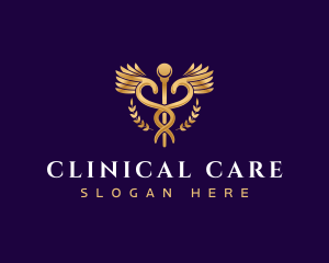 Caduceus Medical Hospital logo design