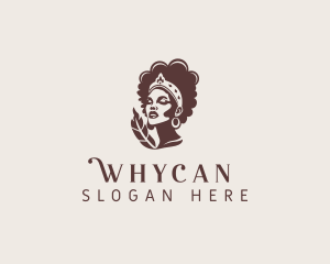 Afro - Woman Hair Styling Salon logo design