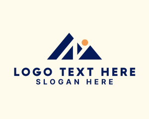 Outdoor - Mountain Peak Letter N logo design