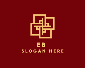 Chinese - Oriental Tile Pattern logo design