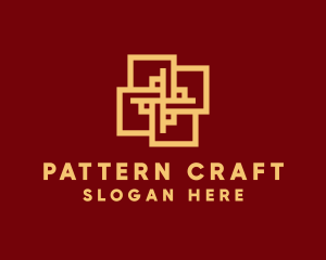 Oriental Tile Pattern logo design