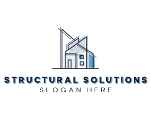 Home Contractor Structure logo design