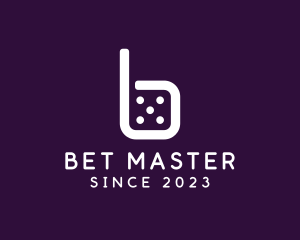 Betting - Dice Letter B logo design