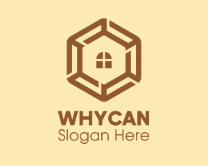 Brown Hexagon Home Realty Logo