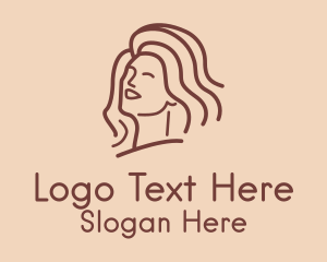 Woman Hair Salon Logo