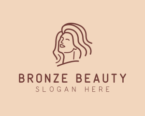 Woman Hair Salon logo design