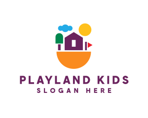 Daycare Kindergarten School logo design