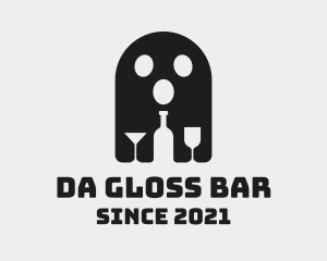 Ghost Wine Bar logo design