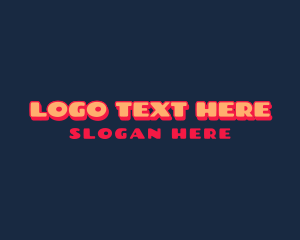 Lifestyle - Retro Comic Brand Font logo design