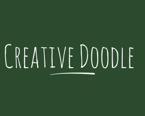 Doodle Handwriting Daycare logo design