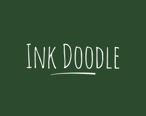 Doodle Handwriting Daycare logo design