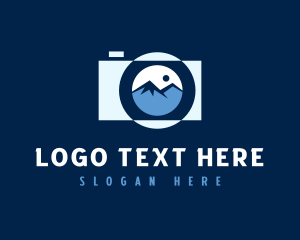 Tour - Mountain Scenery Photography logo design