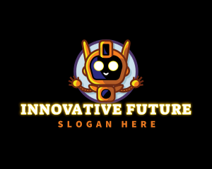 Future - Technology Robot Android logo design