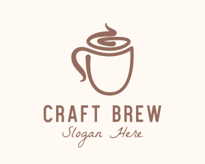 Latte Coffee Cup  logo design