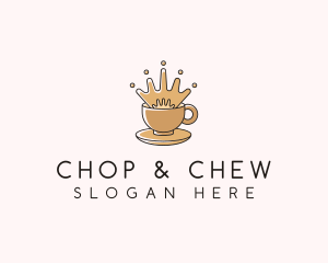 Crown Coffee Cup Logo