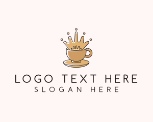 Mug - Crown Coffee Cup logo design