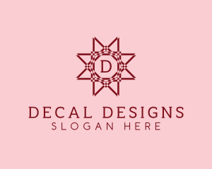 Decorative Flower Star logo design