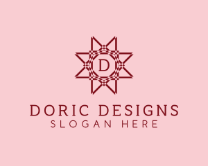 Decorative Flower Star logo design