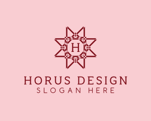 Decorative Flower Star logo design