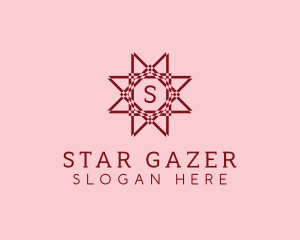 Decorative Flower Star logo design