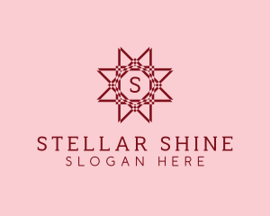 Decorative Flower Star logo design