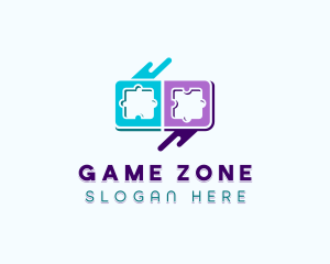 Puzzle Game Educational logo design