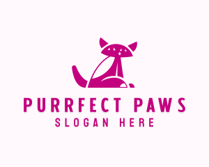 Kitten - Cat Kitten Pet Veterinary logo design