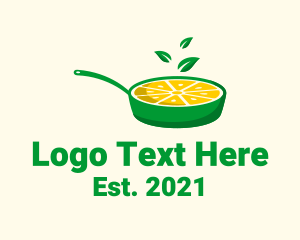 Home Cooking - Lemon Lime Pan logo design