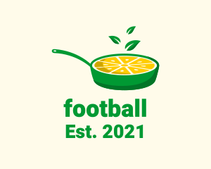 Cook - Lemon Lime Pan logo design