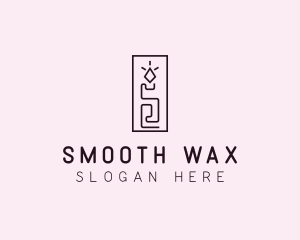 Wax Candle Decoration logo design