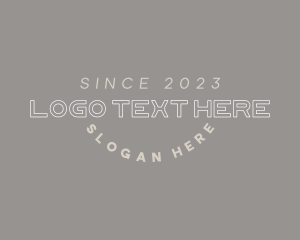 Event Planner - Elegant Curved Business logo design