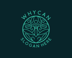 Leaf - Yoga Wellness Therapy logo design