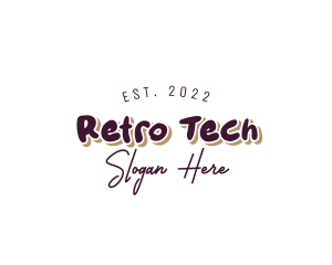 Retro Playful Business logo design