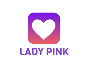 Communication - Purple Love Application logo design