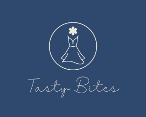 Minimalist Elegant Dress Logo