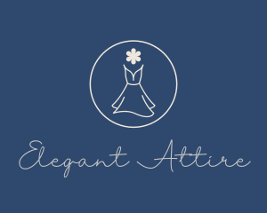 Dress - Minimalist Elegant Dress logo design