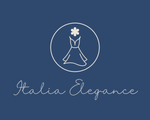 Minimalist Elegant Dress logo design