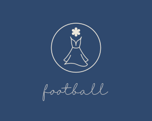 Clothing Line - Minimalist Elegant Dress logo design