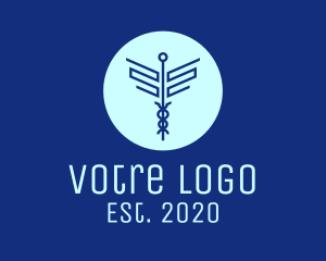 Clinic - Blue Medical Symbol logo design