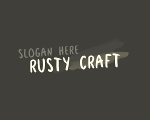 Artist Craft Brush logo design