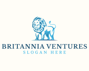 Majestic Lion Animal logo design