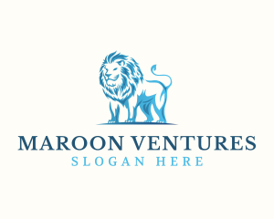 Majestic Lion Animal logo design