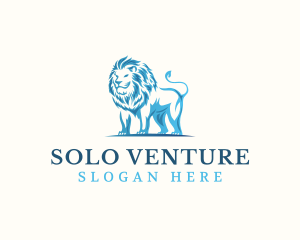 Majestic Lion Animal logo design