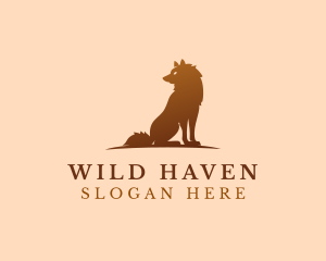 Wild Wolf Animal logo design