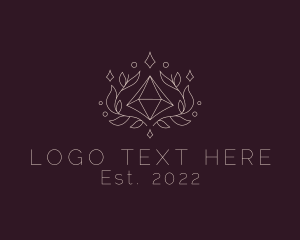 Gem - Natural Crystal Gem logo design