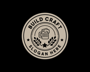 Badge Beer Brewery  logo design