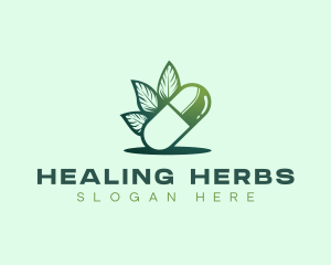 Medicinal - Capsule Medicine Herbal logo design