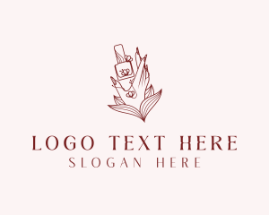 Hand Nail Polish Logo