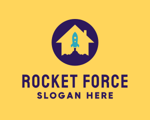 Missile - Rocket House Property logo design