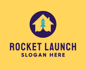 Rocket House Property logo design